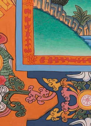 Bhaisajyaguru Thangka | Medicine Buddha | Religious Wall Decors