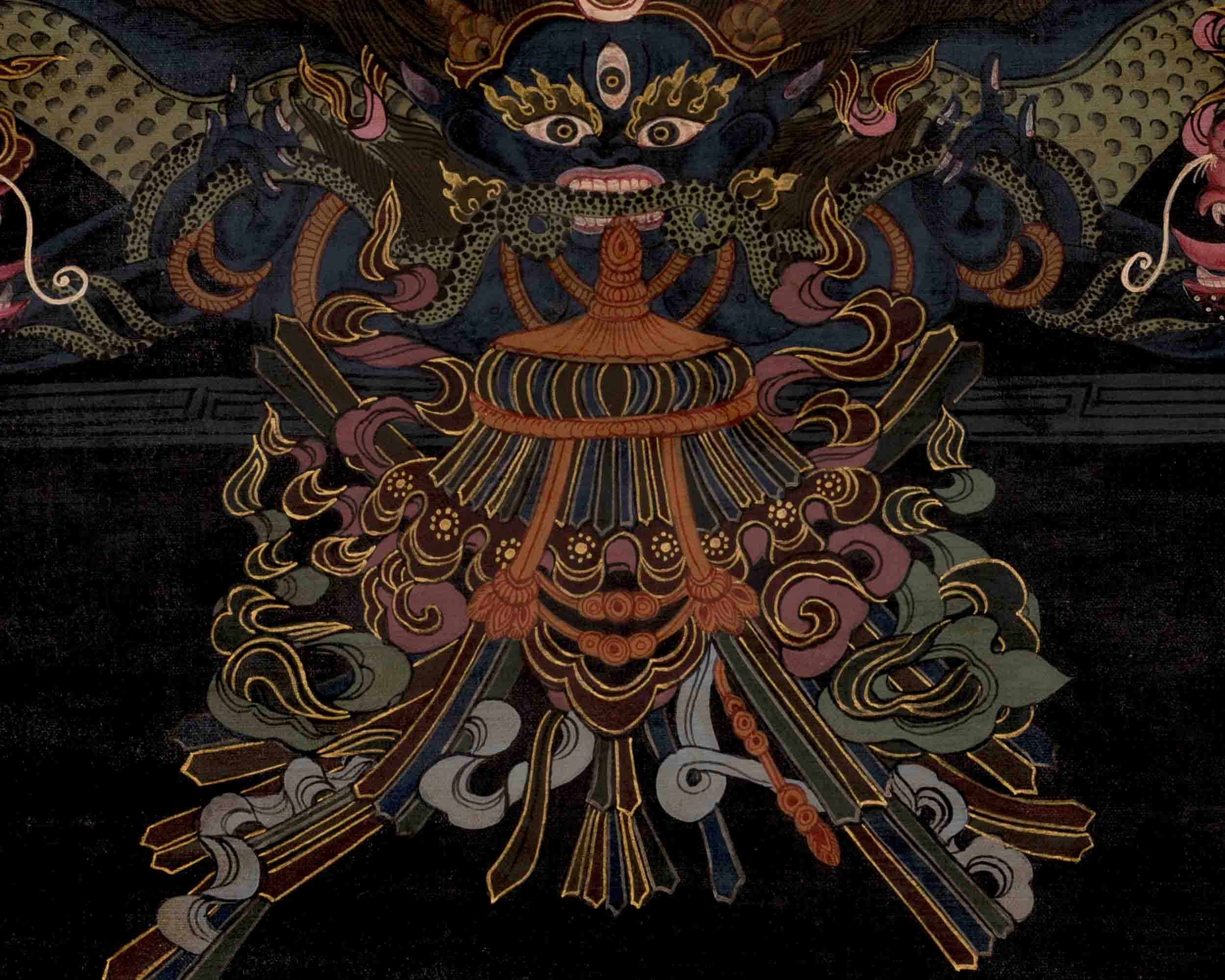 Amoghasiddhi Mandala | Religious Buddhist Thangka | Wall Decors