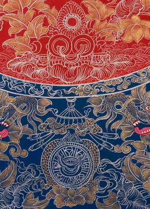 Bodhisattva Manjushree Thangka | Religious Art | Buddhist Gifts