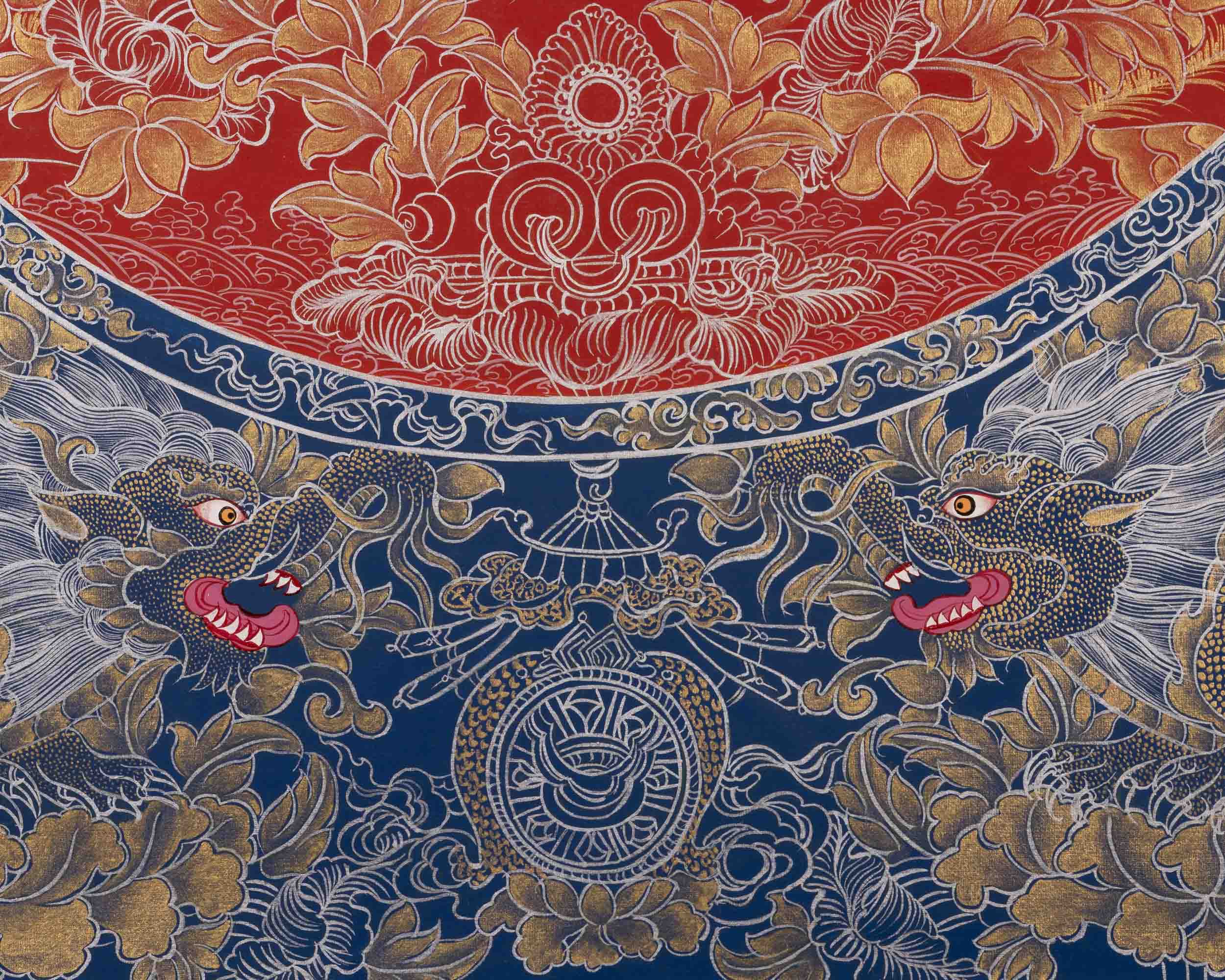 Bodhisattva Manjushree Thangka | Religious Art | Buddhist Gifts
