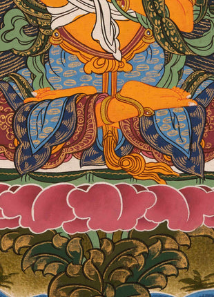 Manjushri Deity Thangka | Wall Hanging Decors