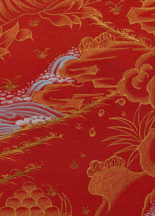24K Gold Green Tara Thangka | Traditional Tibetan Painting | Wall Decors