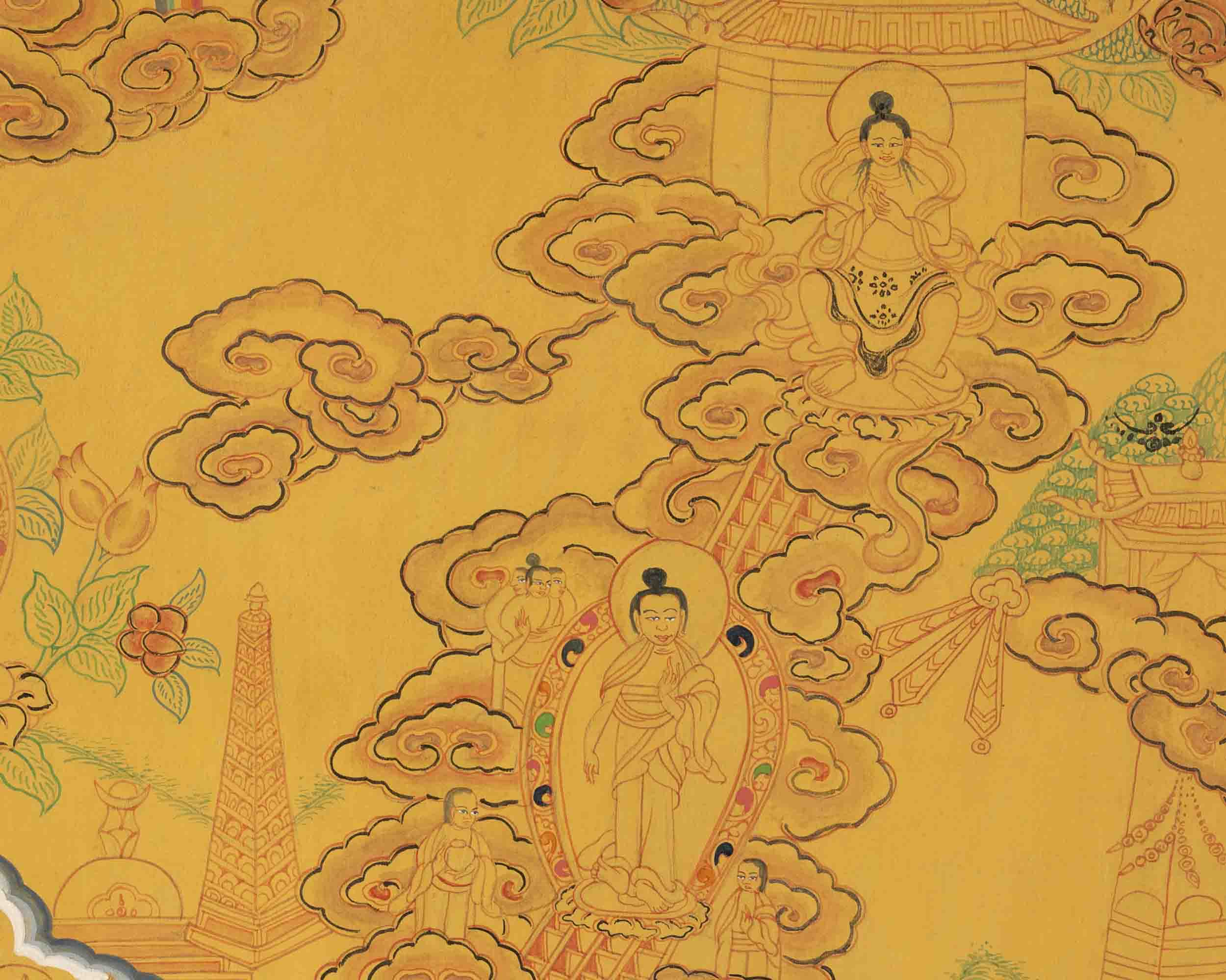 Shakyamuni Buddha Life Story | Tibetan Artwork