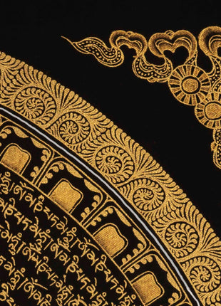 Auspicious Mantra Mandala | Traditional Thangka | Wall Decoration