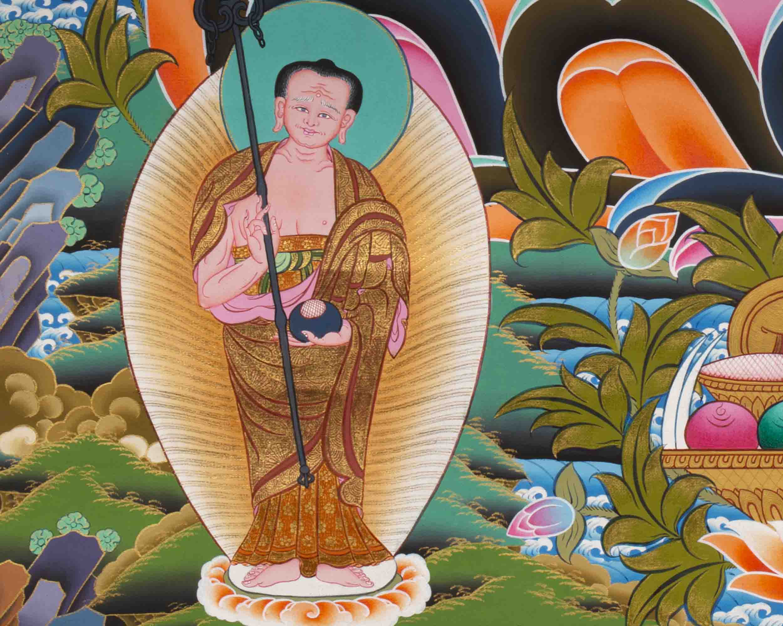 Gautama Buddha Thangka | Tibetan Buddhist Painting | Wall Decors