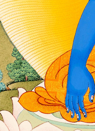 Buddha Akshobhya (Mitrupa) Thangka Print