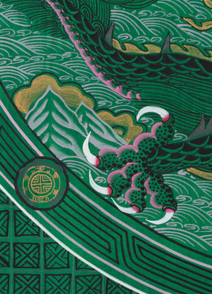 Dragon Thangka | Traditional Tibetan Painting | Wall Hanging Decoration