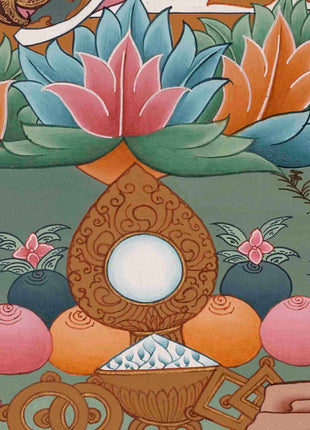 Padmasambhava Guru | Buddhist Thangka | Religious Wall Decors