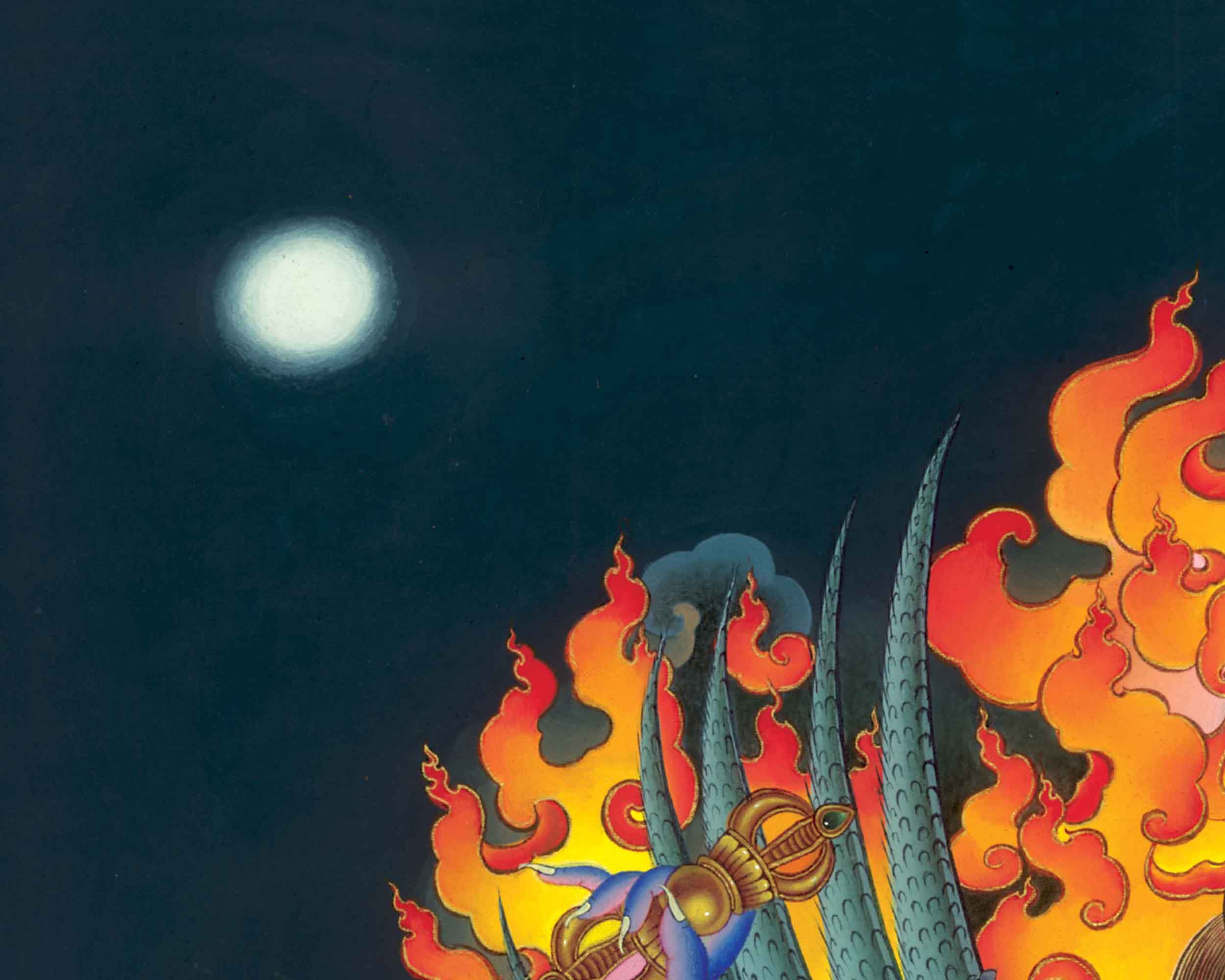 Dorje Phurba Thangka Print | Spiritual Gifts | Canvas For Meditation