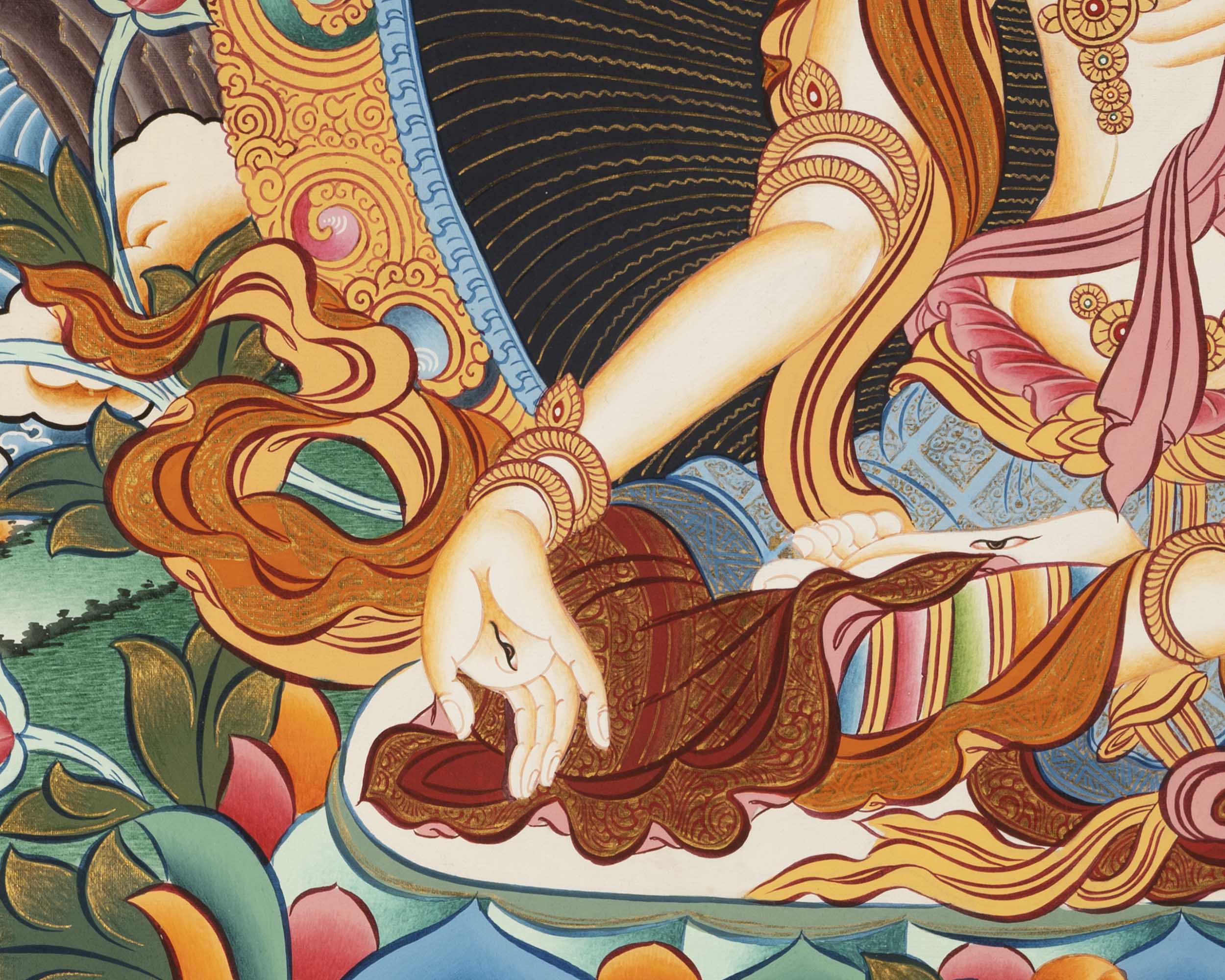 White Tara Thanka | Religious Gift Idea