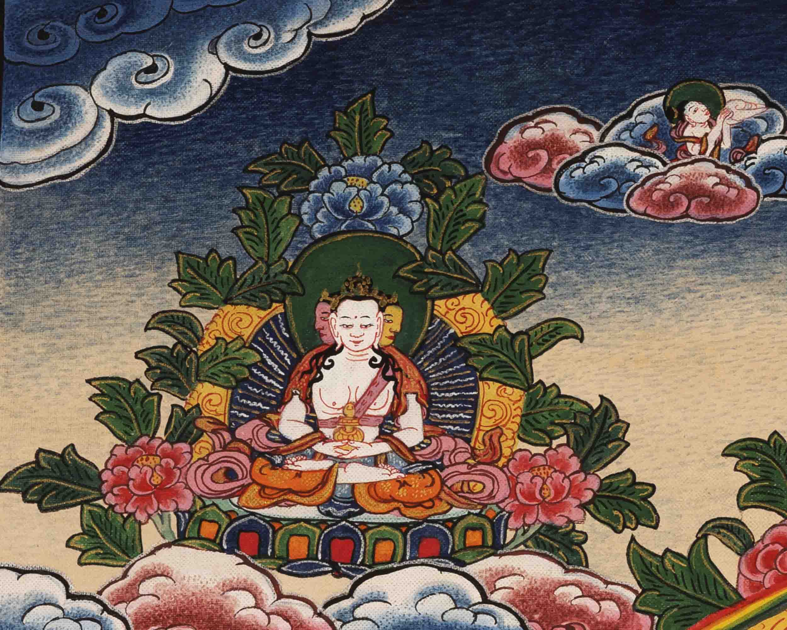 1000 Armed Avalokiteshvara Thangka | Traditional Tibetan Painting