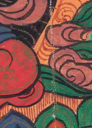 Vintage Manjushri Thangka | Antique Thangka