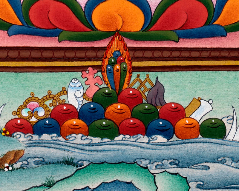 Maitreya Buddha | Traditional Himalayan Art | Exquisite Future Buddha Art