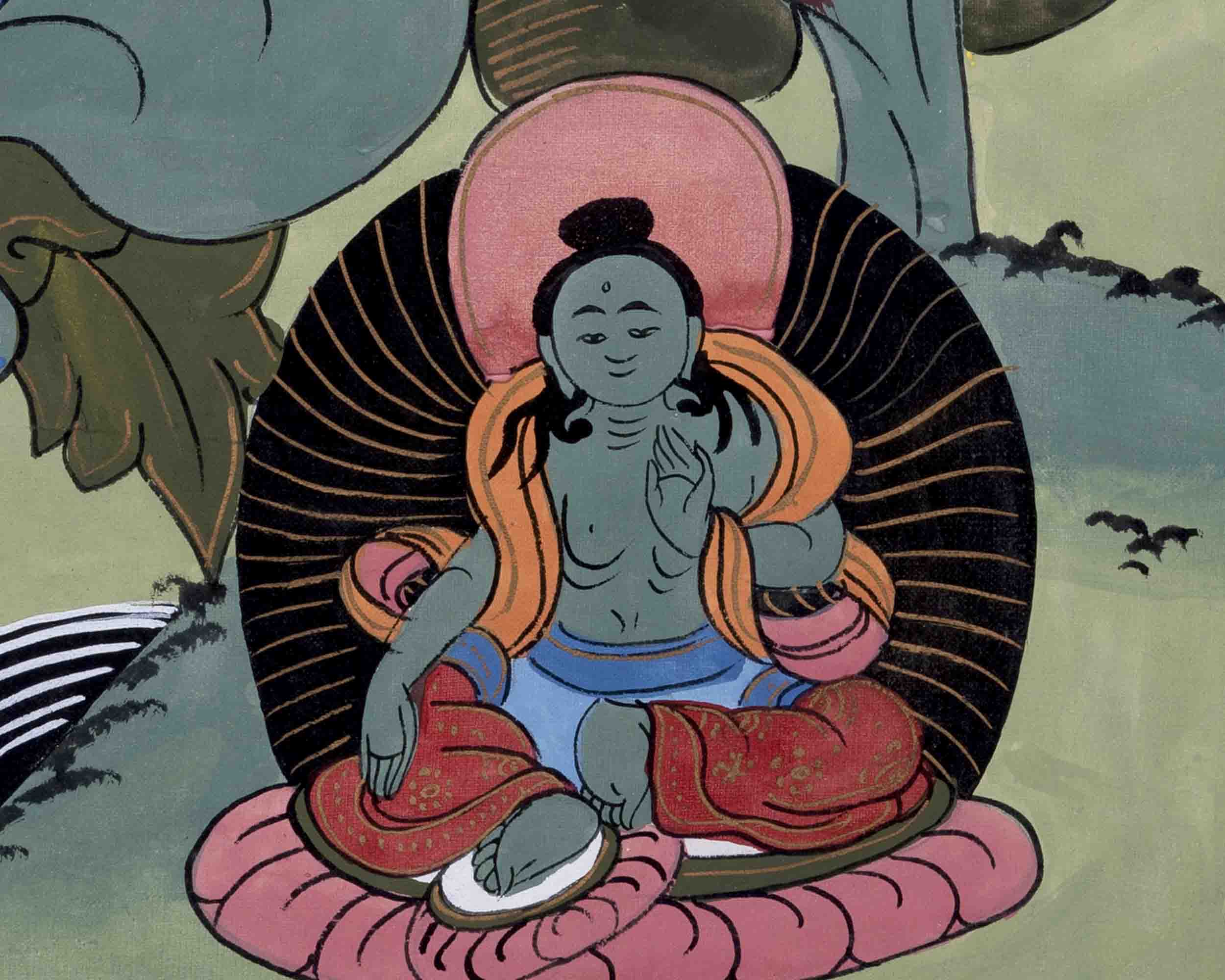 Basundhara Devi Art | Religious Buddhist Thangka | Wall Decors