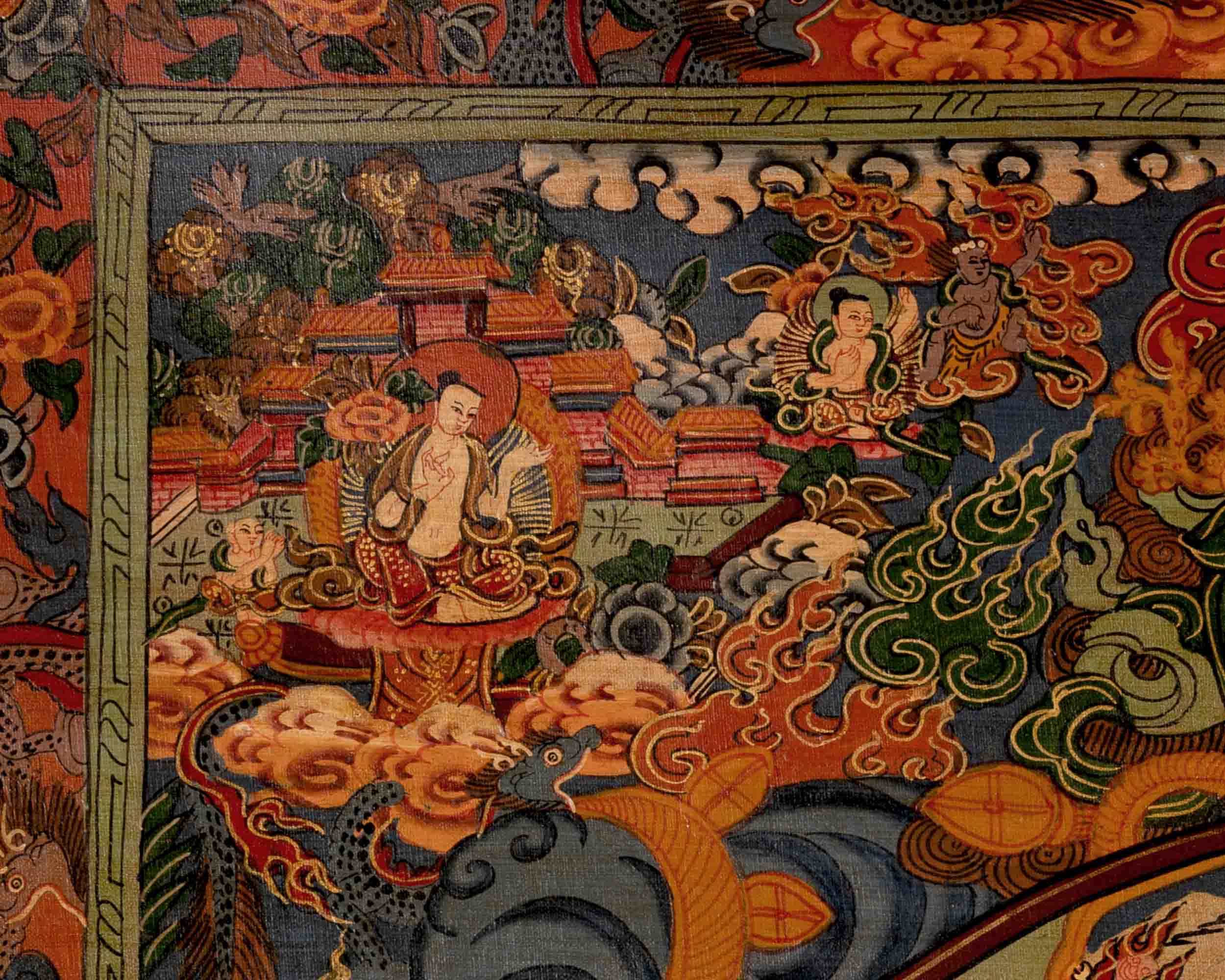 Wheel of Life | Tibetan Traditional Thangka | Wall Decors