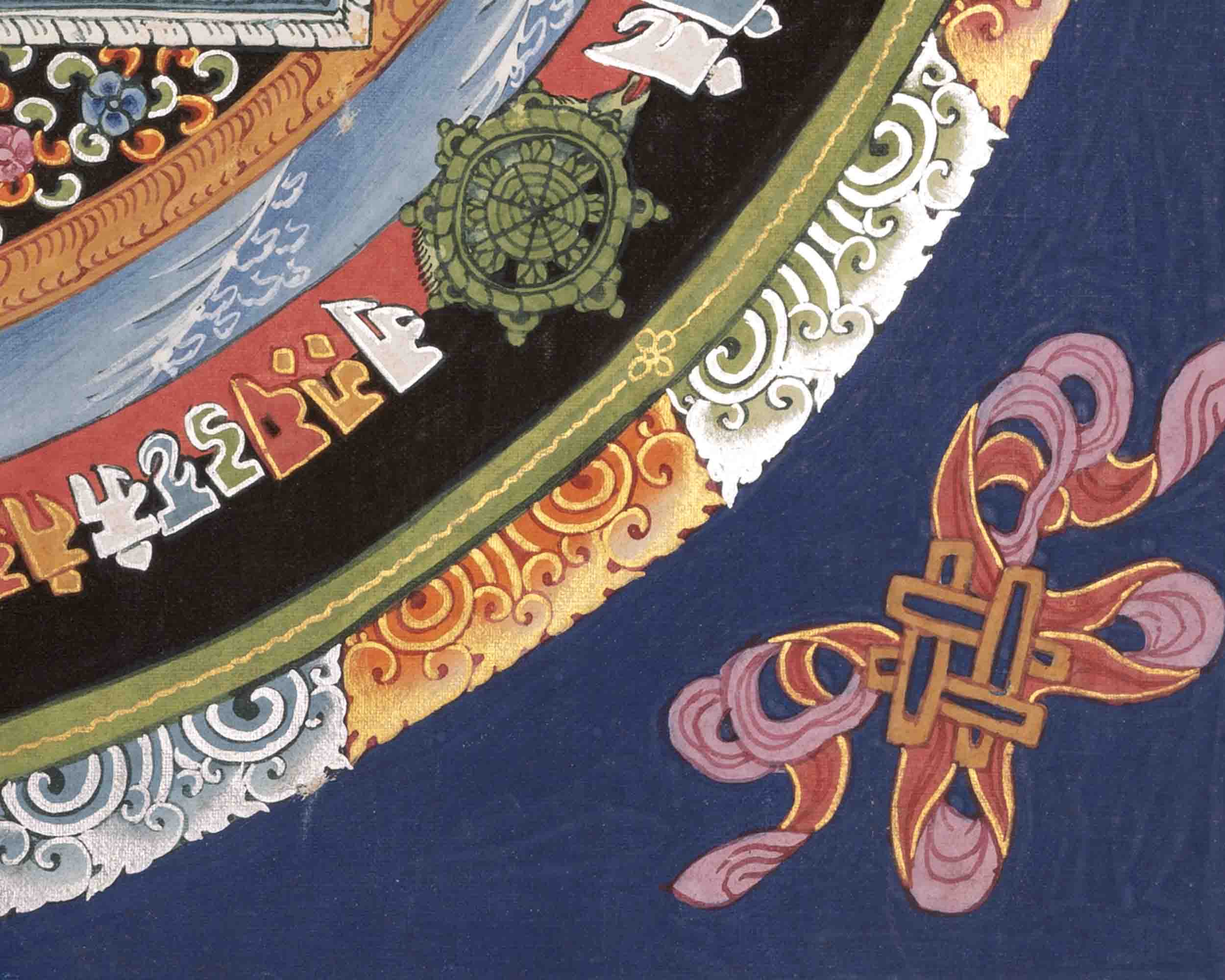Traditional Kalachakra Mandala | Tibetan  Thangka | Wall Decors