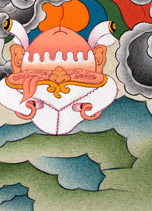 Dorje Drollo Thangka | Tibetan Thangka Painting | Buddhist Art