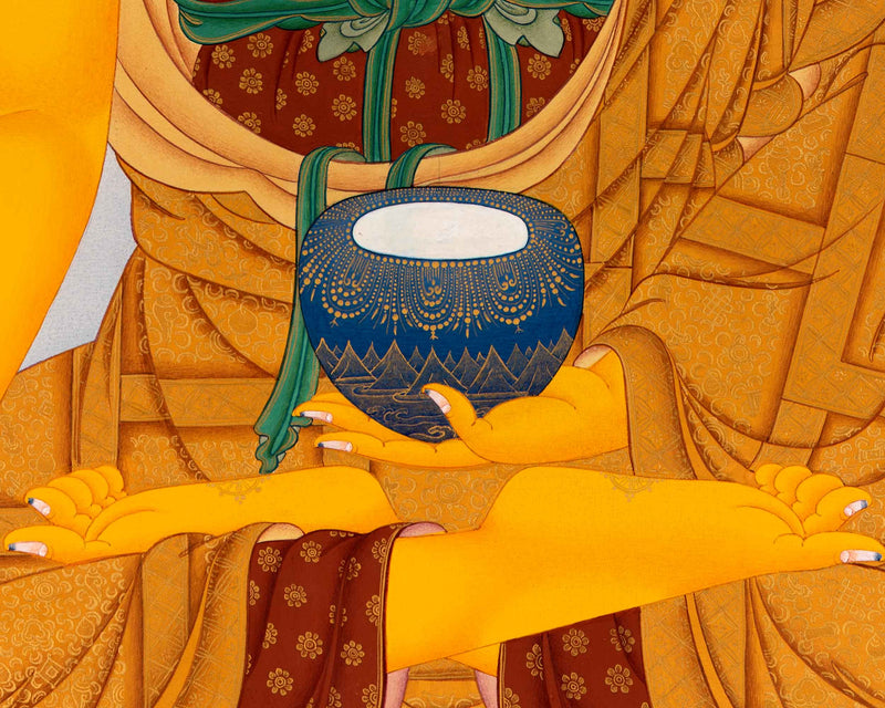 Exclusive Shakyamuni Buddha Thangka | Traditional Tibetan Art