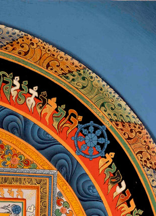 Kalachakra Mandala Tibetan Thangka | Zen Buddhism
