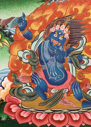 Avalokiteshvara Chenresig Thangka | Buddhist Religious Art | Wall Decors