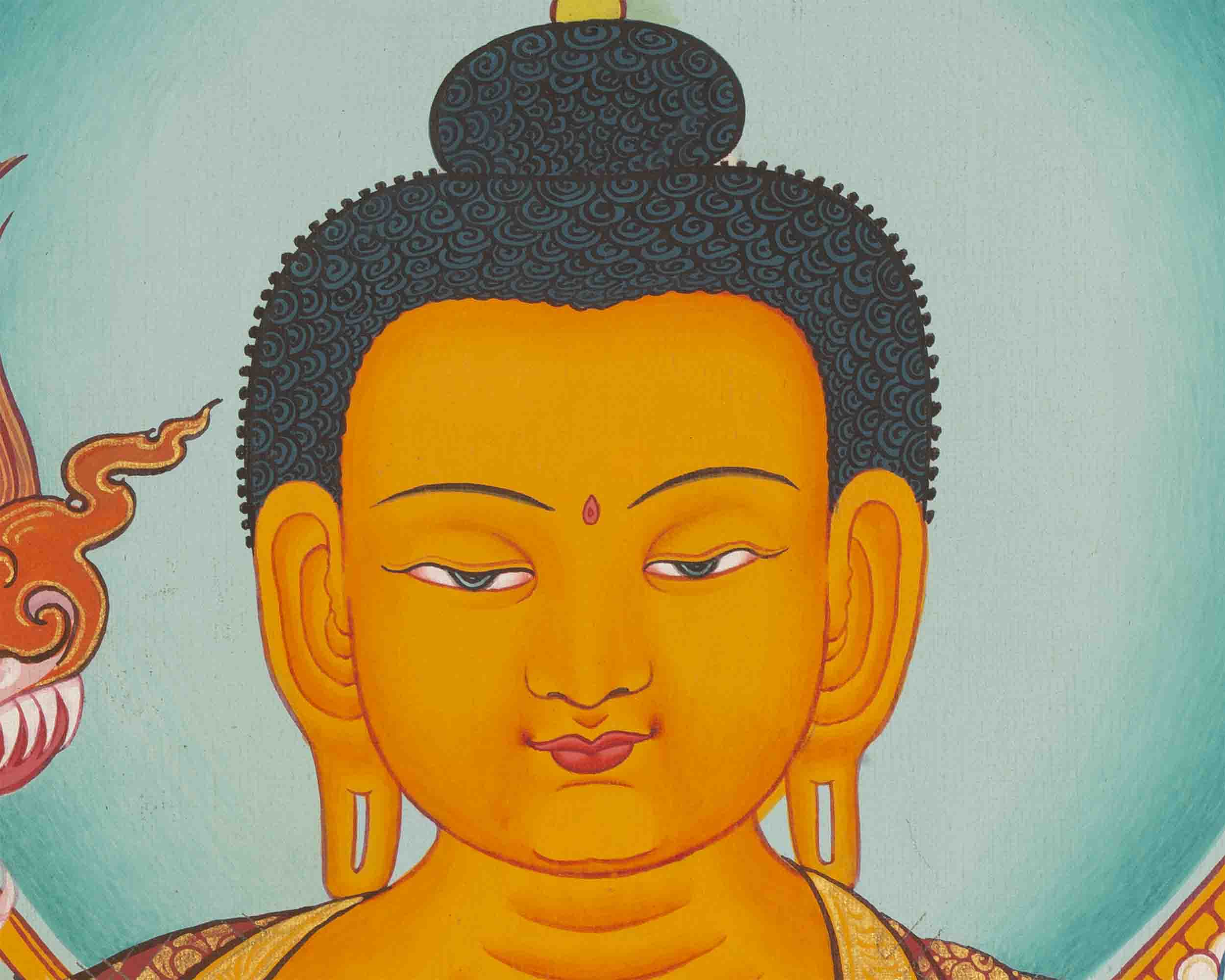 Shakyamuni Buddha Print | Religious Artwork | Wall Hanging Decoration