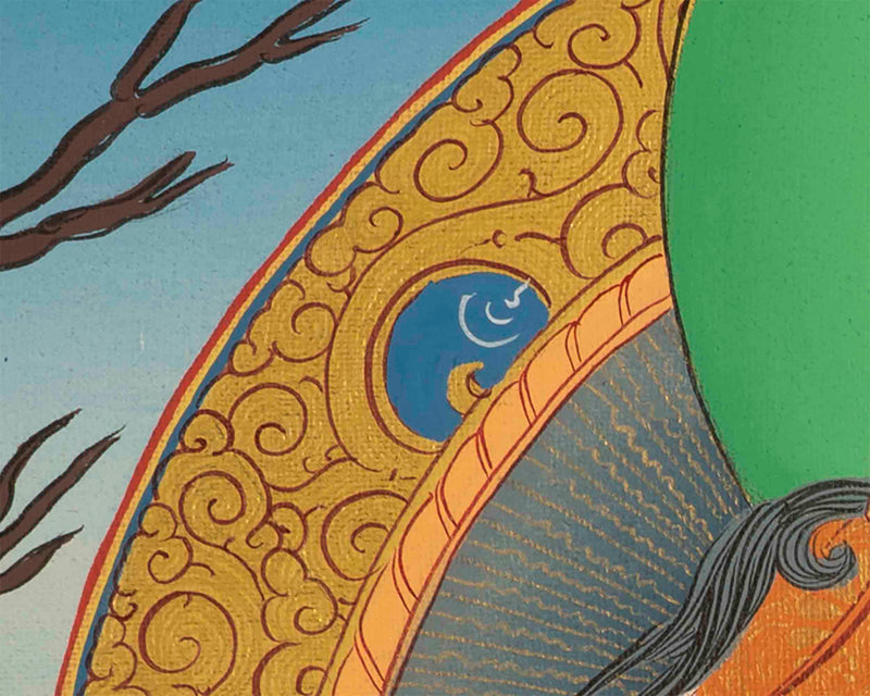 Padmasambhava Guru Rinpoche Thangka | Wall Hanging | Decoration Painting