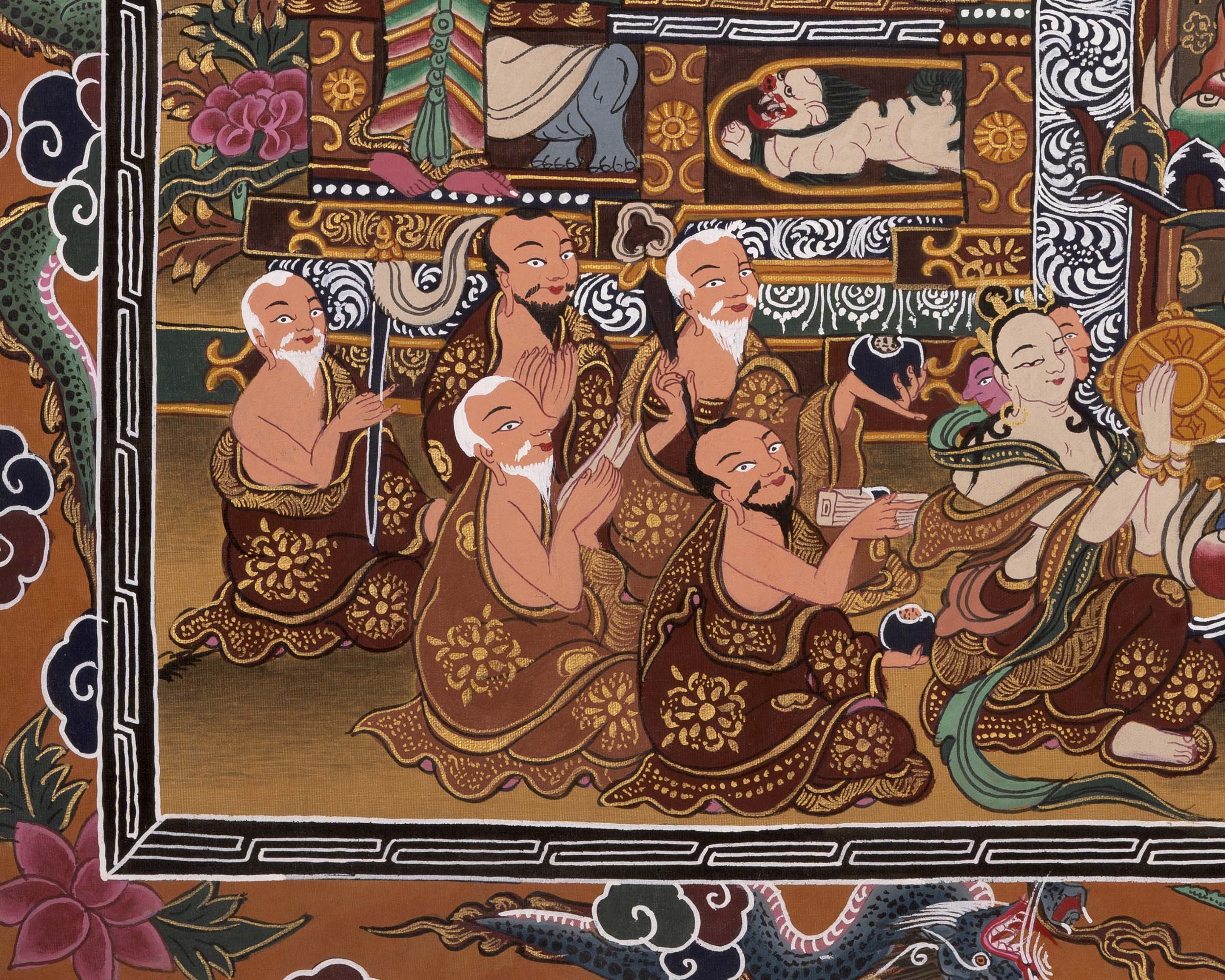 Original Shakyamuni Buddha | Buddhist Religious Thangka Painting