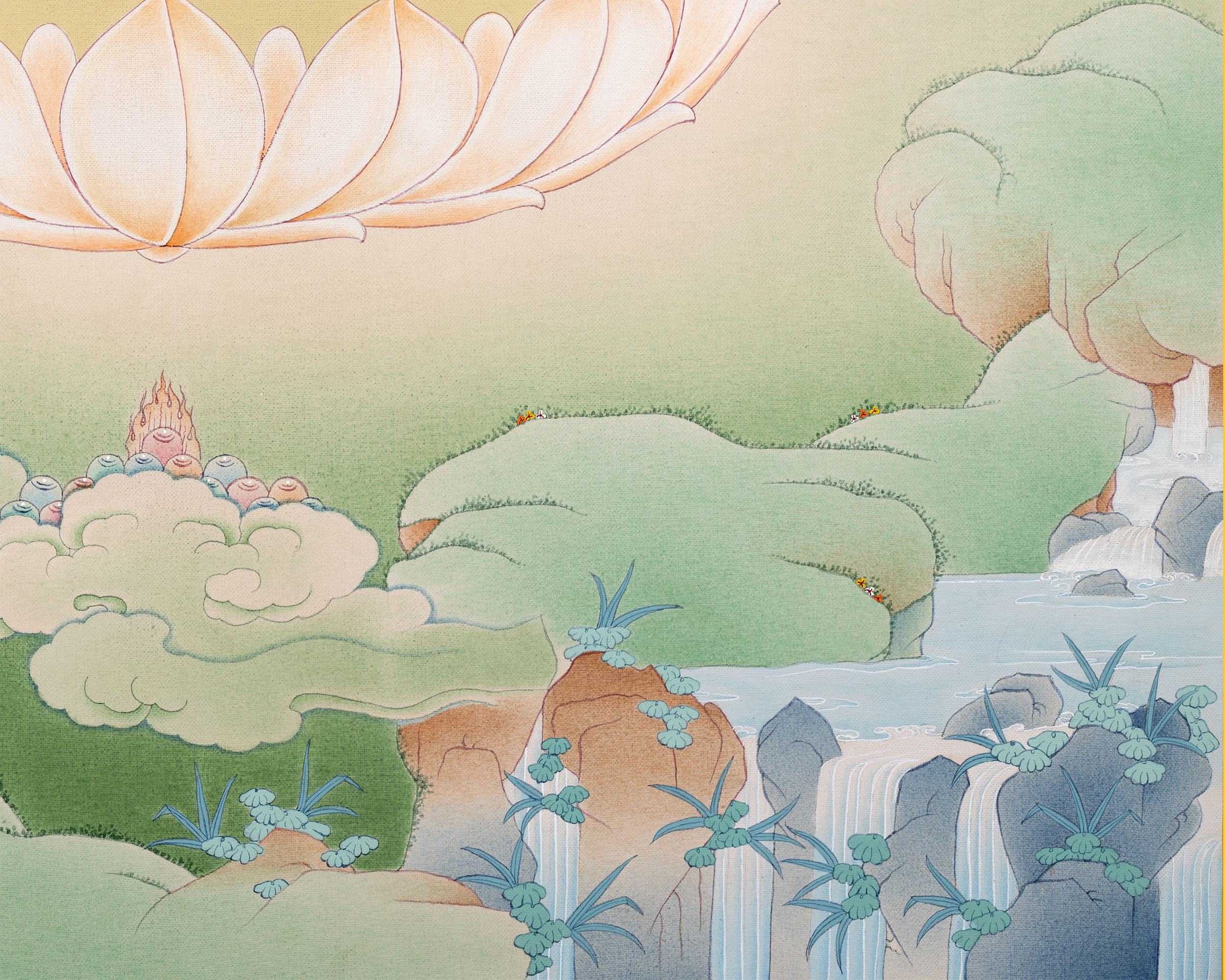 Beautiful Medicine Buddha Thangka | Healer Of All | Buddhist Art