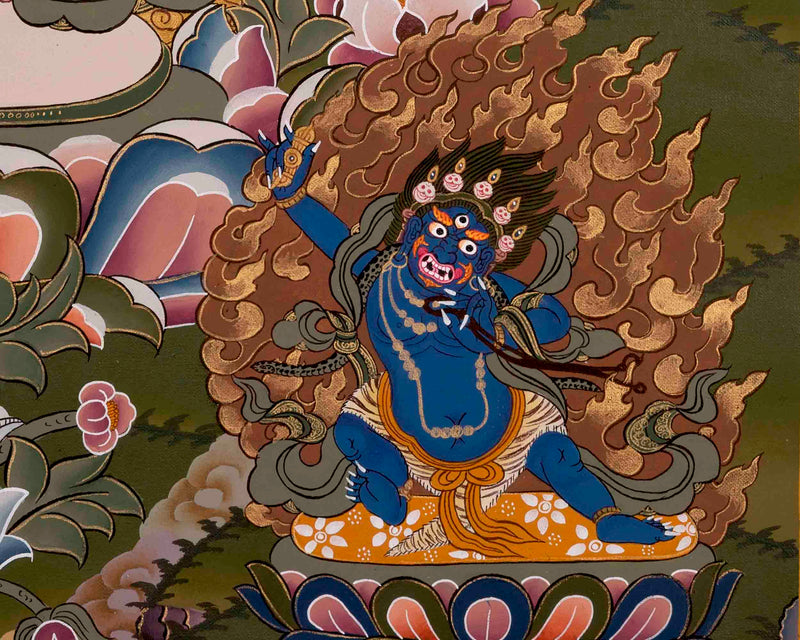 1000 Armed Avalokiteshvara | Religious Buddhist Thangka | Wall Decors