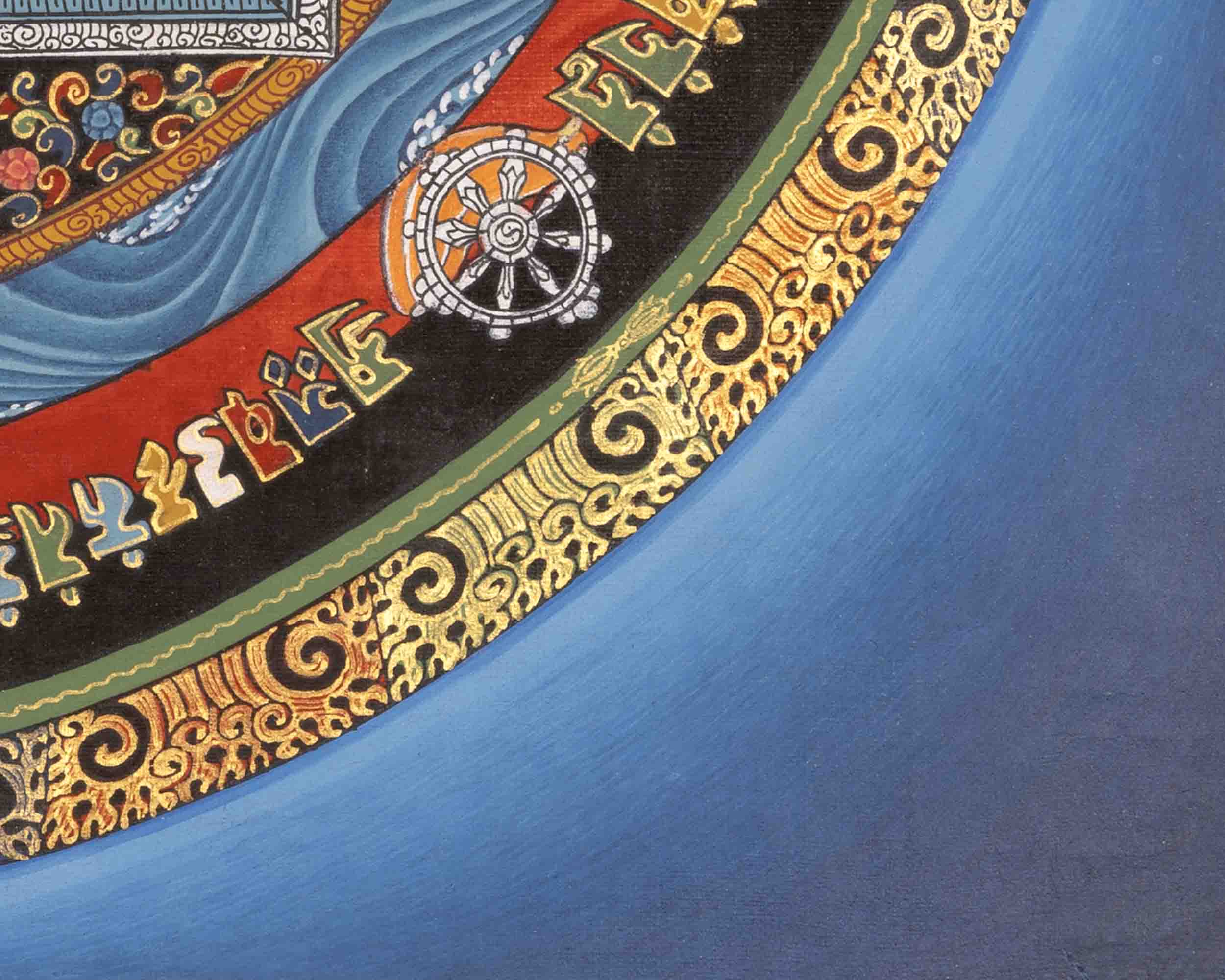 Kalachakra Mandala Thangka | Wheel Of Time | Religious Wall Decors