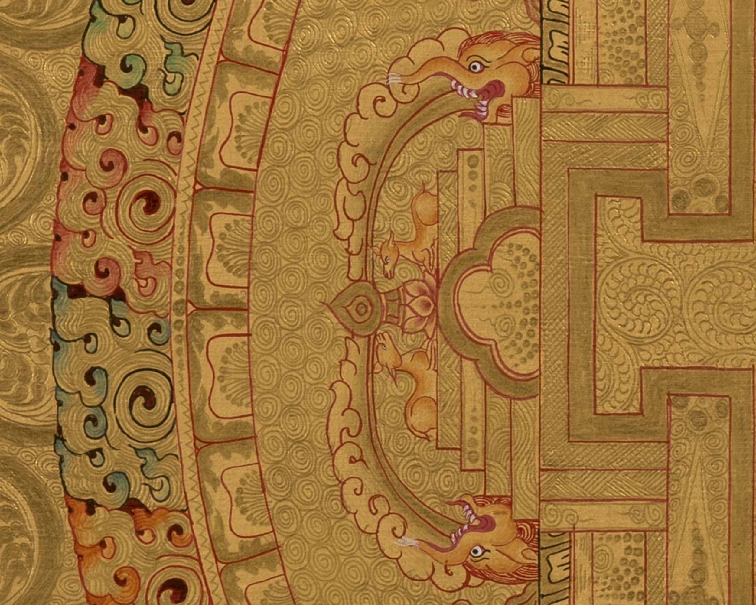 White Tara Mandala Thangka | Wall Decoration Painting