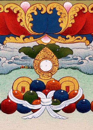 Medicine Buddha Tibetan Thangka Art For Healing Practice | Traditionally Hand-Painted Buddhist Art