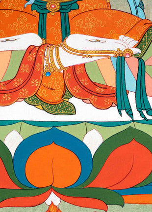 White Tara Thangka | Traditionally Hand Painted Art