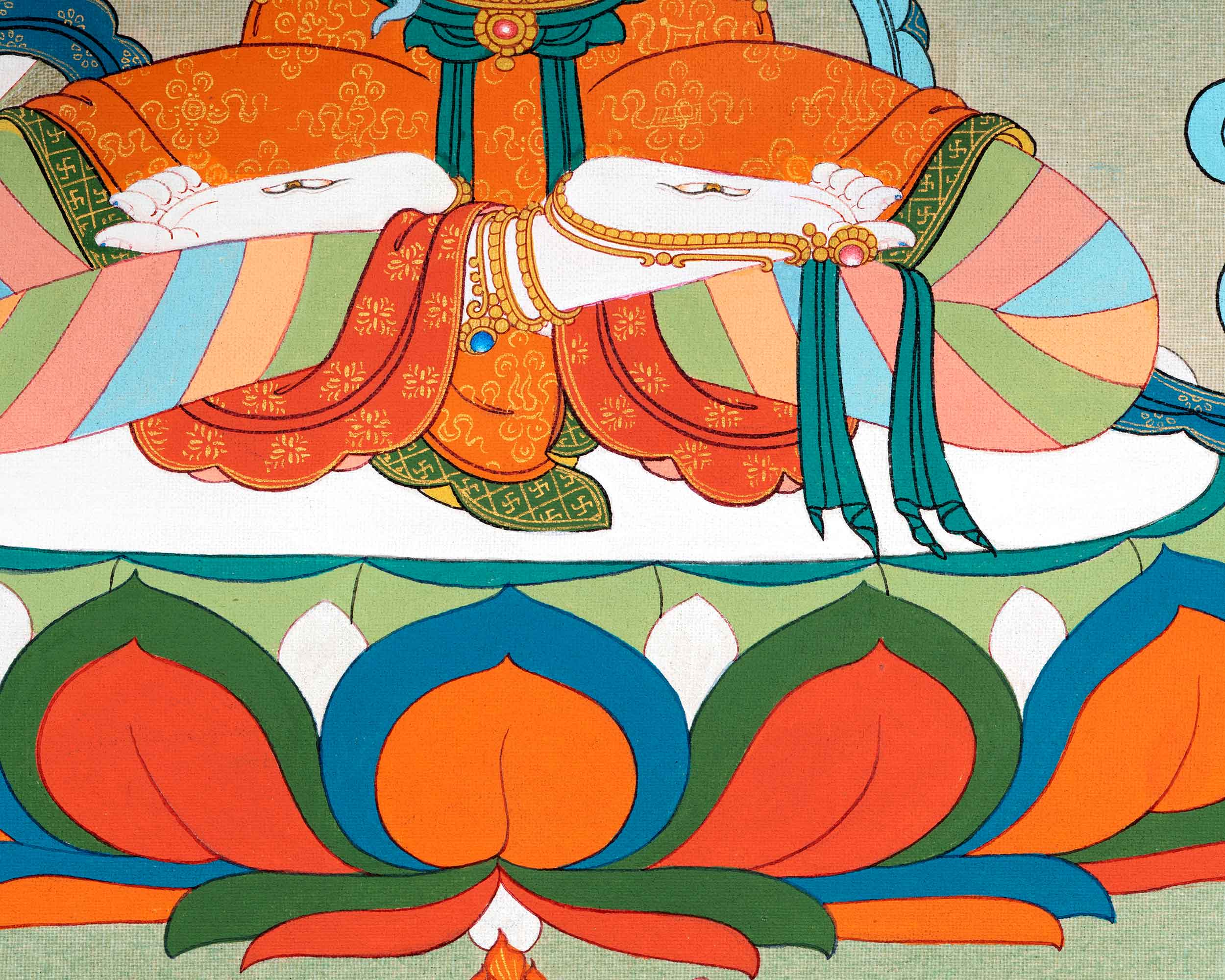 White Tara Thangka | Traditionally Hand Painted Art