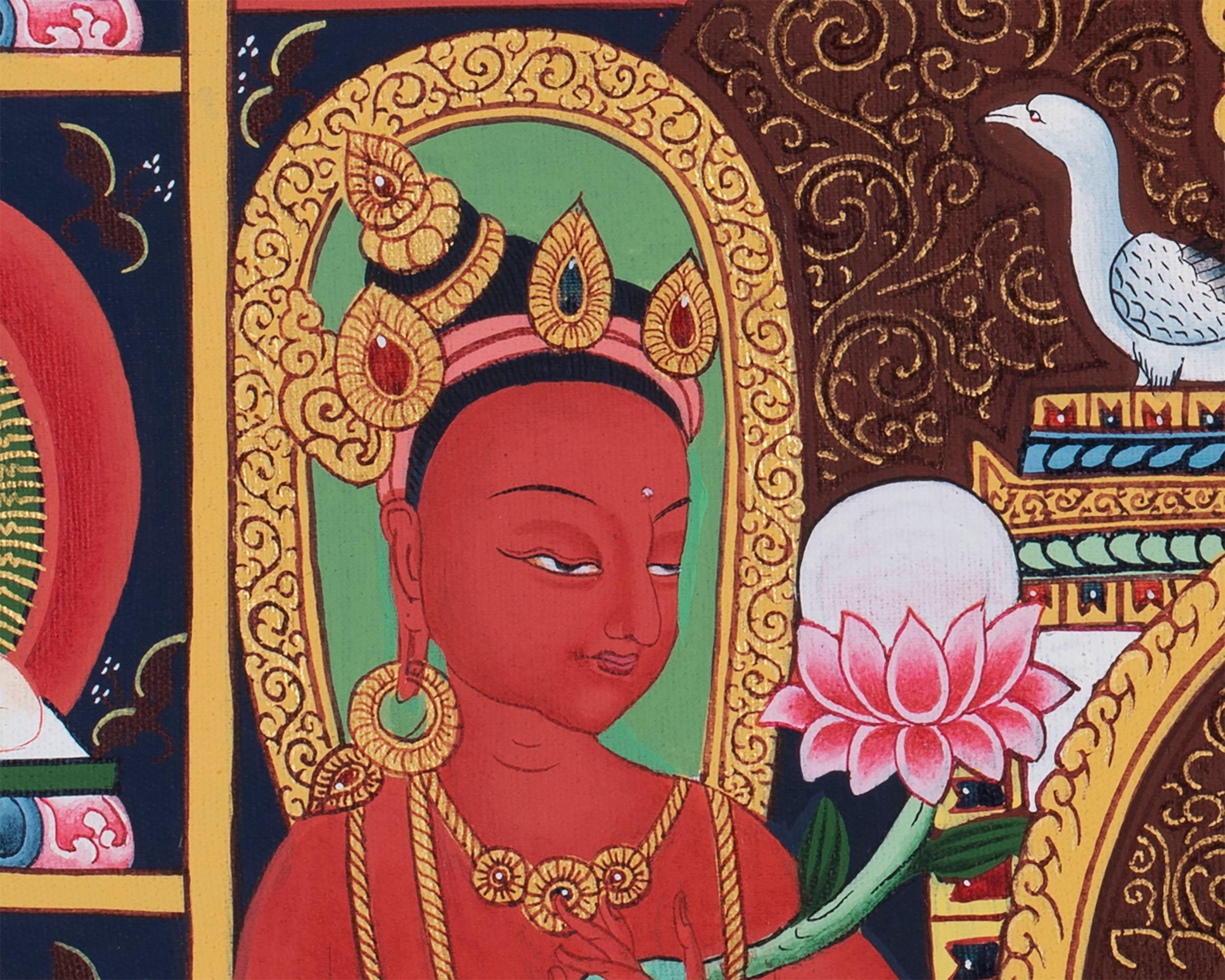 Shakyamuni Buddha Kadampa Art | Buddhist Thangka Painting