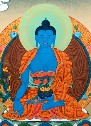 medicine budhha thangka