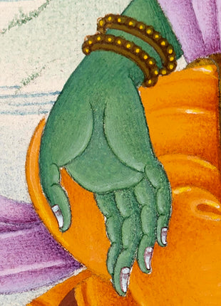 Green Tara Thangka | Himalayan Paintings | Hand-Painted with 24k Gold