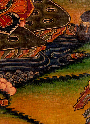 He-Vajra Thangka | Oil Varnished on Stretch Canvas