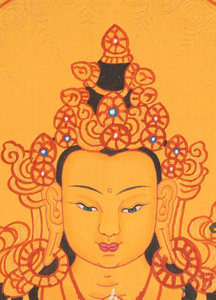 Bodhisattva Avalokiteshvara Chengrezig |  Tibetan Buddhist Thangka