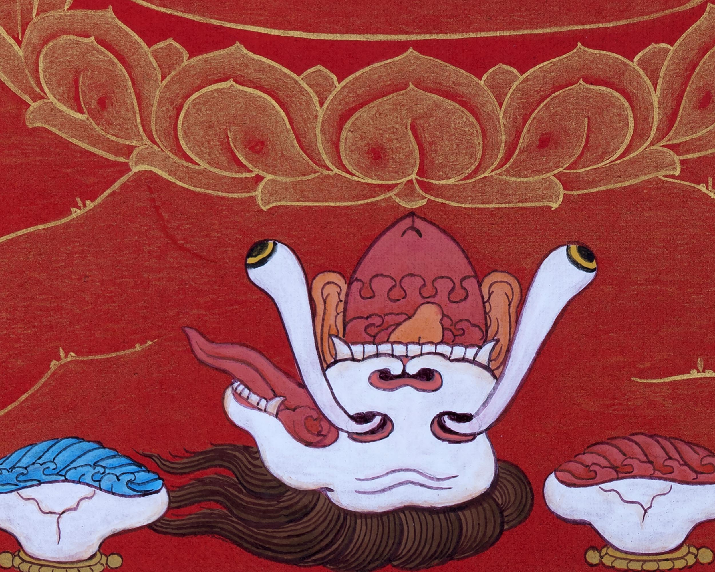 Dakini Machig Labdron | Founder Of Chod | The Great Mother Thangka