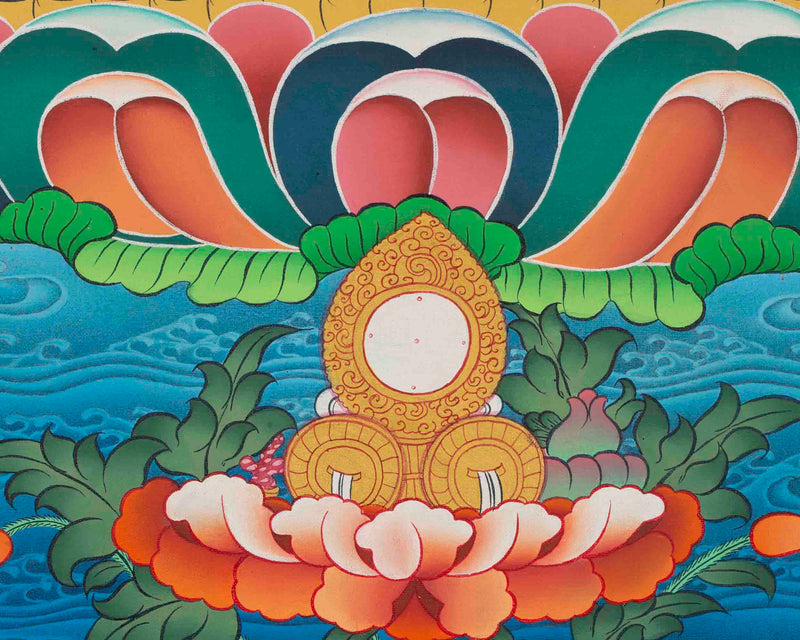 Hand-painted Manjushree Thangka | Wall Decoration Painting