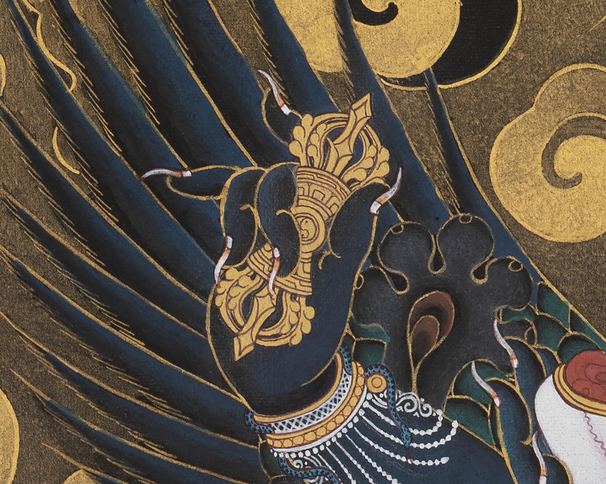 Vajrakilaya Thangka | Traditionally  Hand Painted Tibetan Thangka Painting
