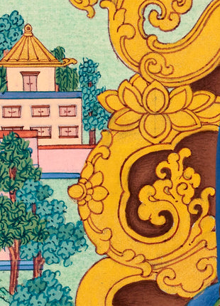 Hand-Painted Rare Marpa Thangka | Beautiful Small Painting Of Kagyu Master | Buddhist Master