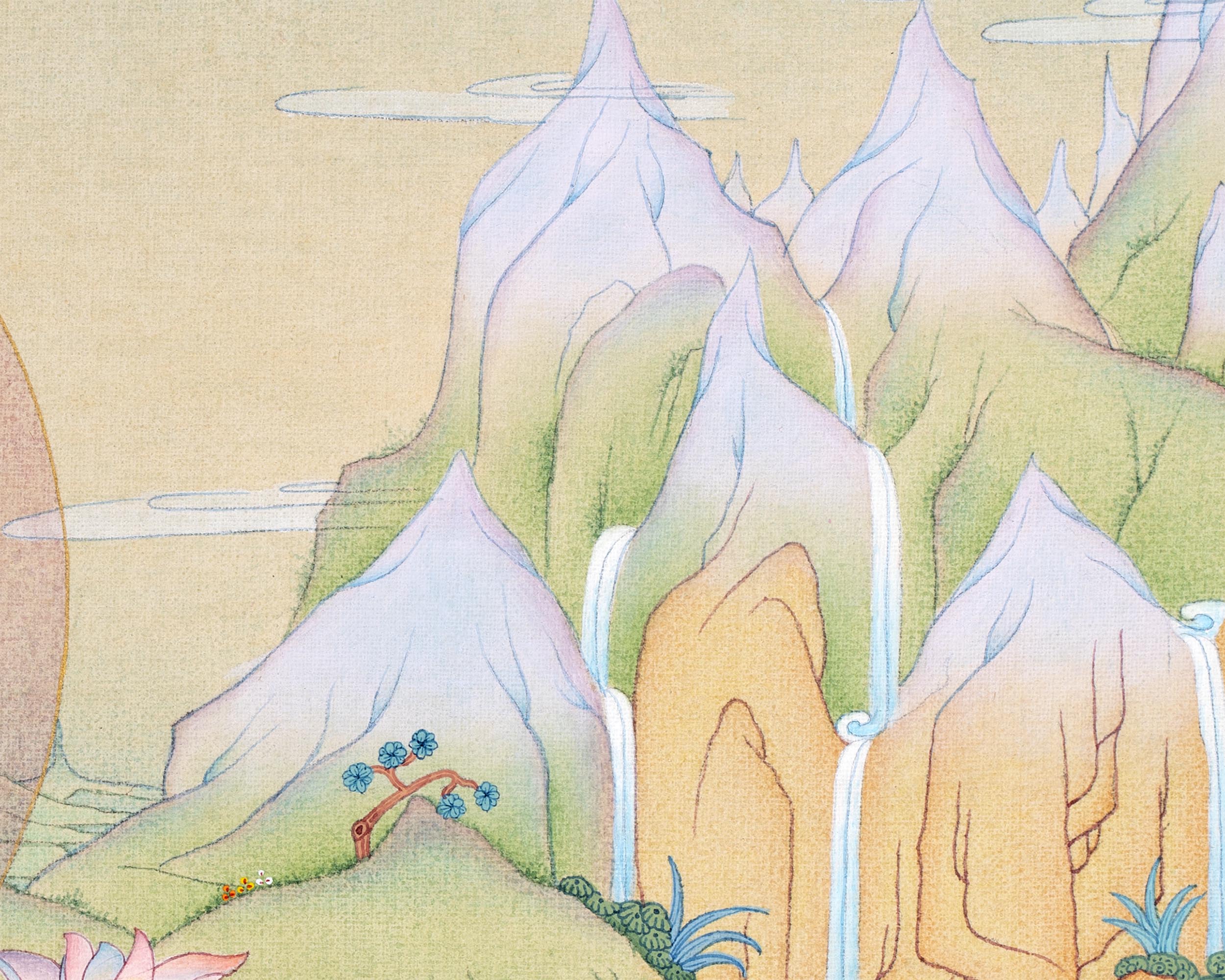Hand Painted Green Tara Thangka | The Great Mother | Traditional Art