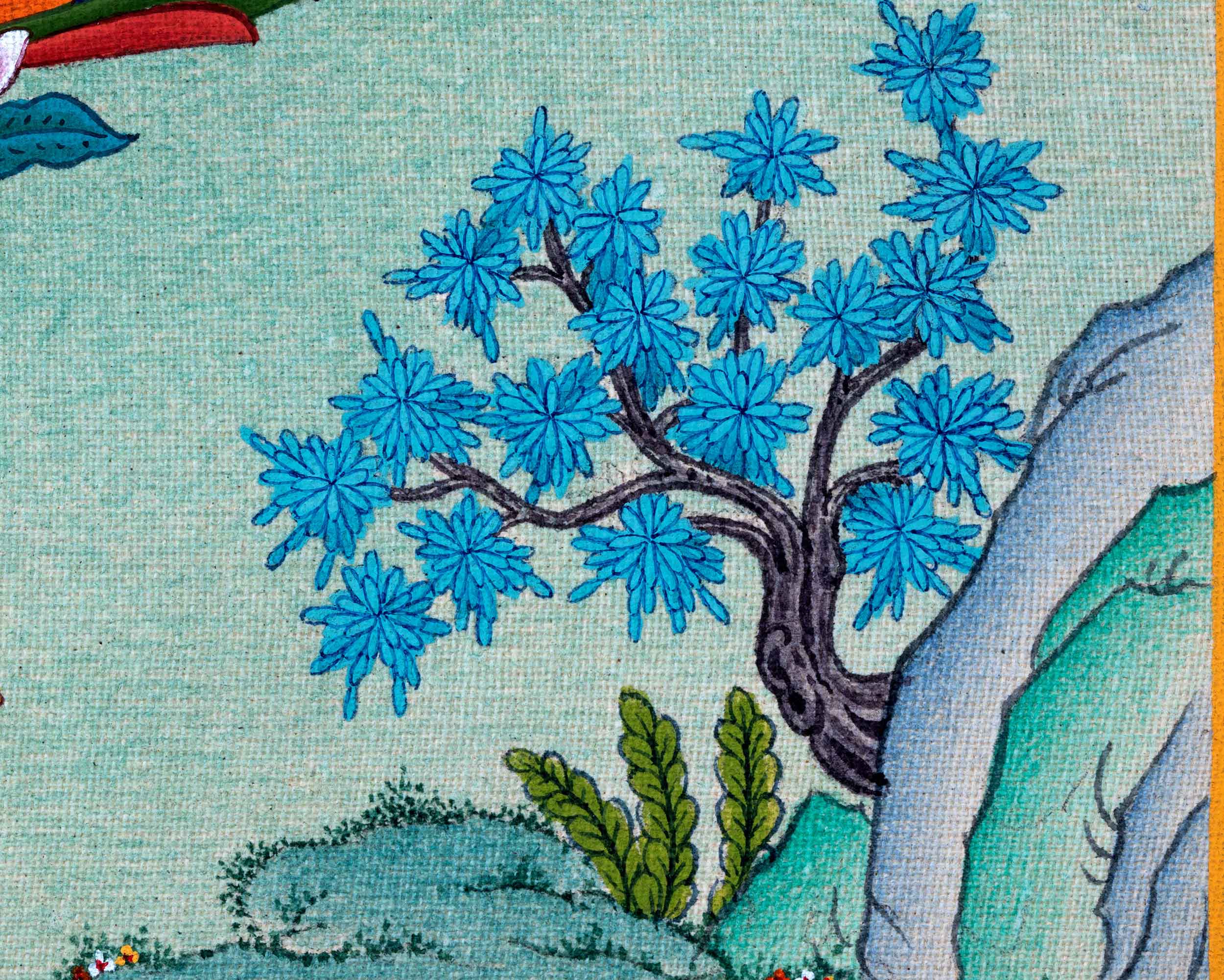 Buddha Green Tara Thangka Painting For Daily Prayers | Traditional Tibetan Buddhist Painting