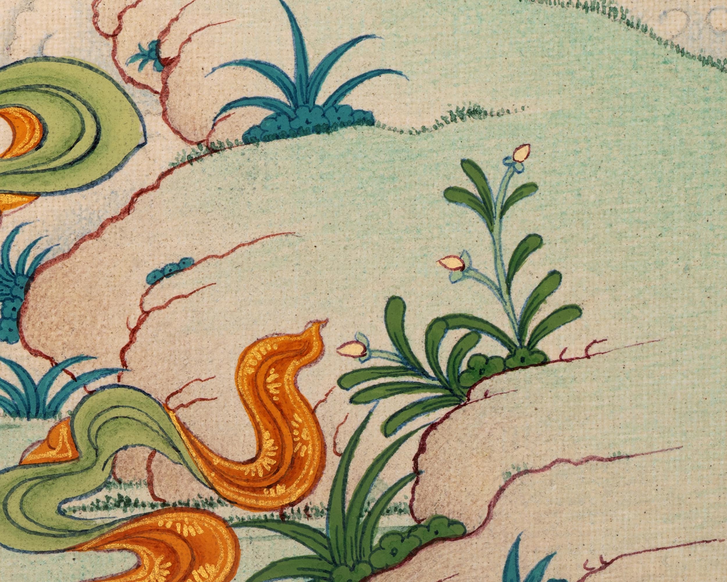 Green Tara | Tibetan Thangka Painting