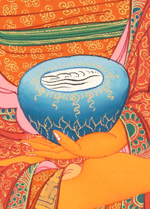 Shakyamuni Buddha Painting | Buddhist Religious Art | Buddhist Gift Idea