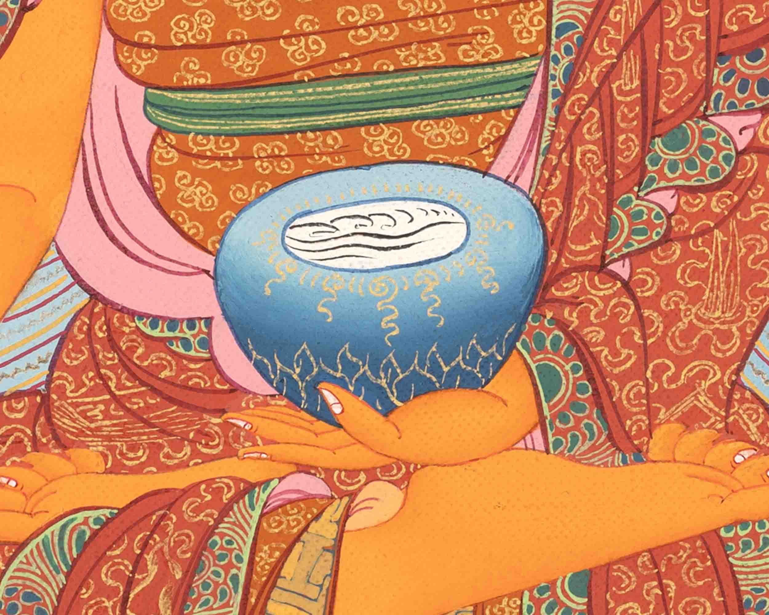 Shakyamuni Buddha Painting | Buddhist Religious Art | Buddhist Gift Idea