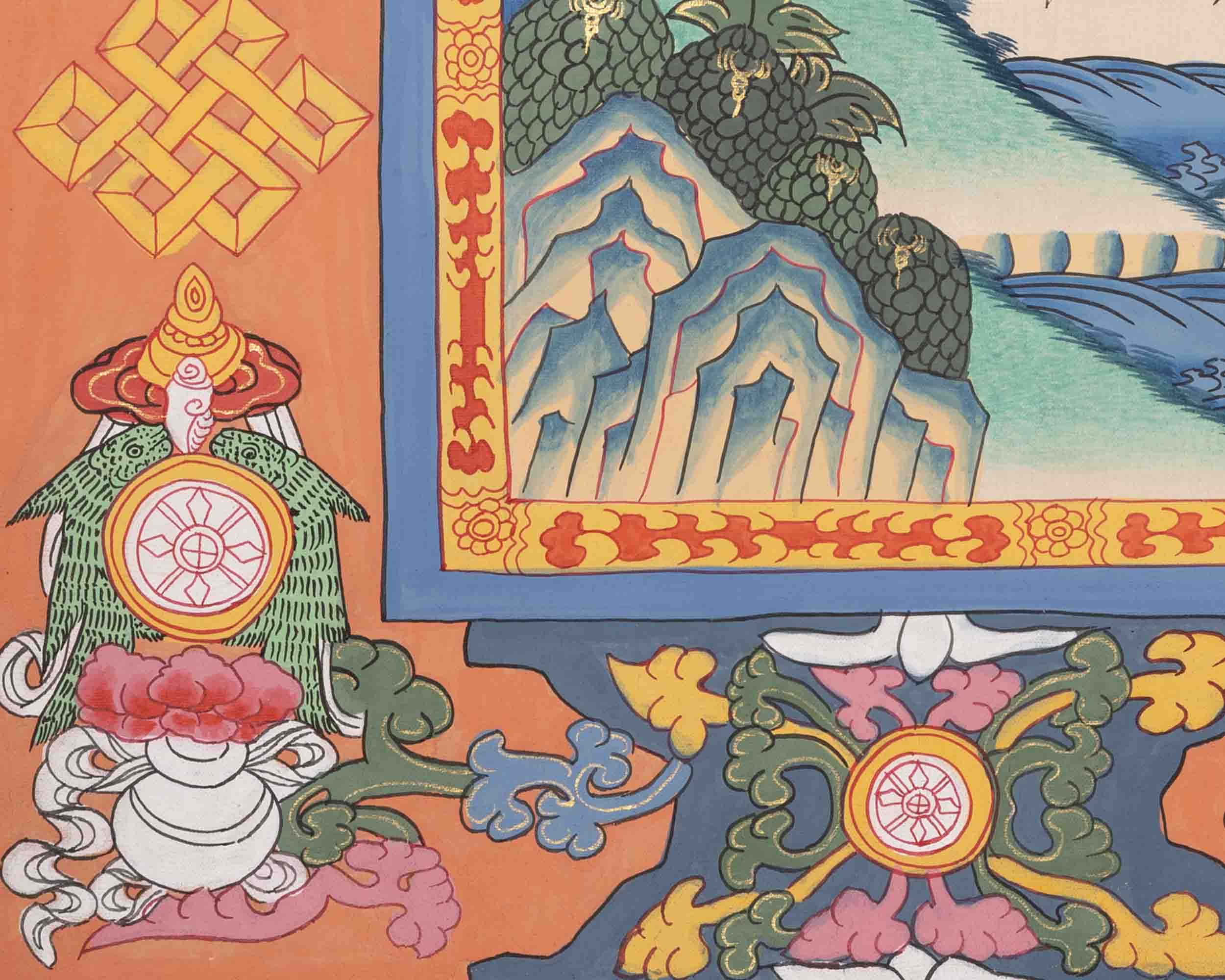 Shakyamuni Buddha Thangka | Traditional Painting | Wall Decors