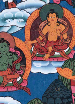 Green Tara Thangka | Religious Buddhist Painting | Wall Decors